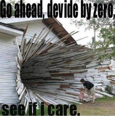 door nul delen